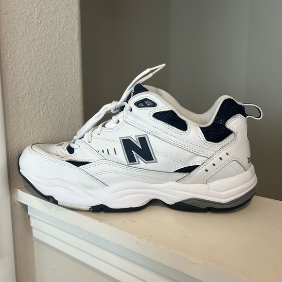 New Balance MX609WN Cross Training Men’s White/Navy Athletic Sneakers Size 13 2E - Picture 2 of 9